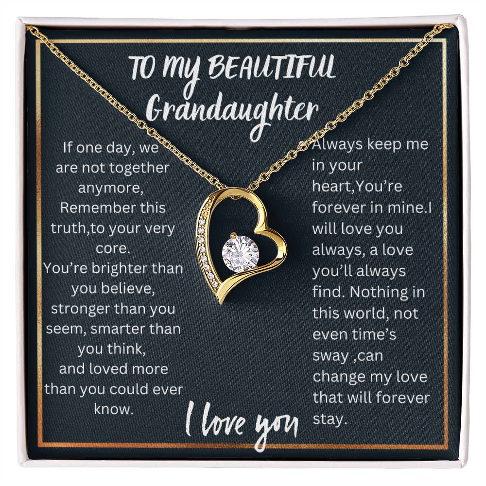 To my Beautiful Granddaughter